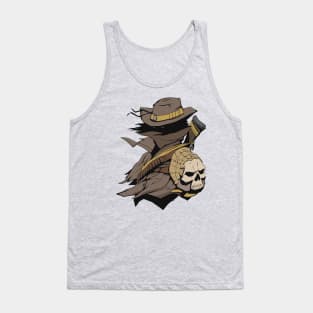 Cowboy and skull Tank Top